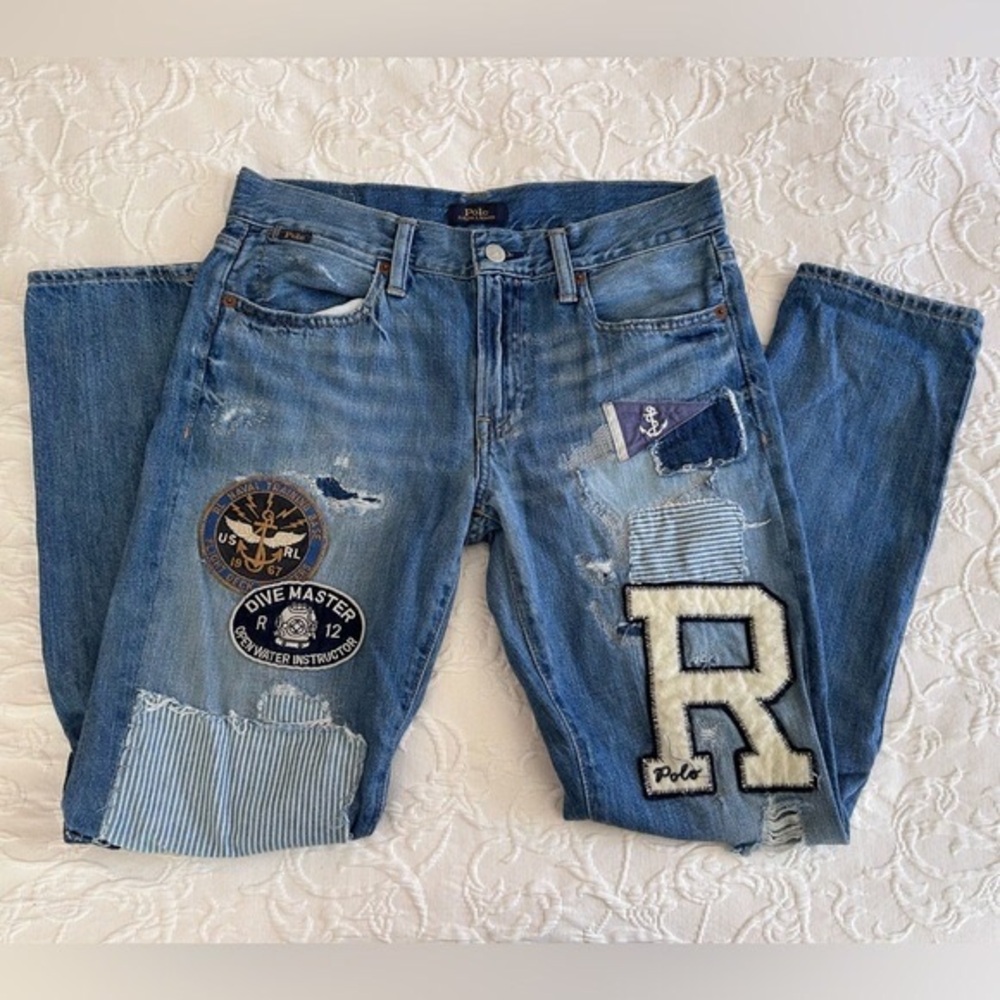 Polo Ralph Lauren Patchwork Astor Slim Jean 26